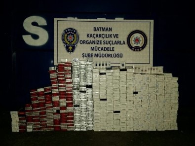 Batman'da 85 Bin 30 Paket Kaçak Sigara Ele Geçirildi