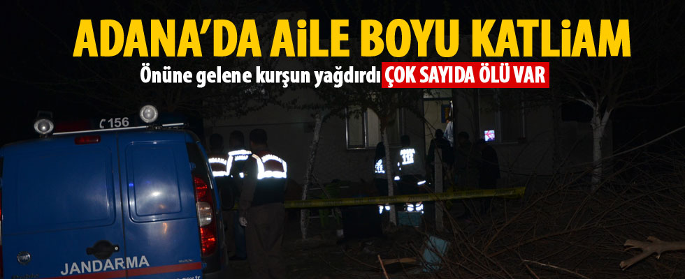 Adana'da silahlı saldırı: 5 ölü