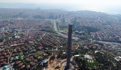 Çamlıca TV Kulesi'nin Son Hali Havadan Görüntülendi