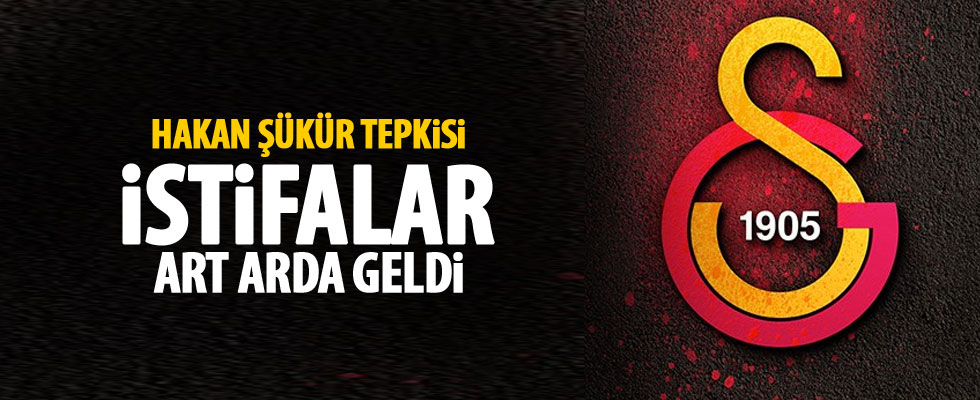 Galatasaray'da peş peşe istifalar