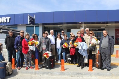 İlk Emekli Grubu Tatil İçin Alanya'ya Geldi