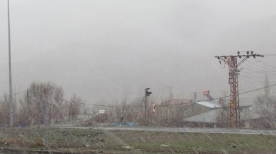 Tuzluca'da Kar Yağışı