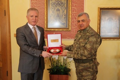EDOK Komutanı Korgeneral Bekiroğlu'ndan Vali Gül'e Ziyaret