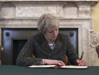 İngiltere Başbakanı Theresa May Brexit mektubunu imzaladı