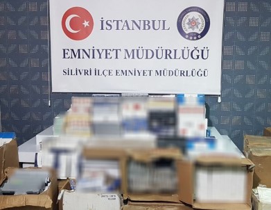 İstanbul'da Kaçak Sigara Operasyonu Kamerada