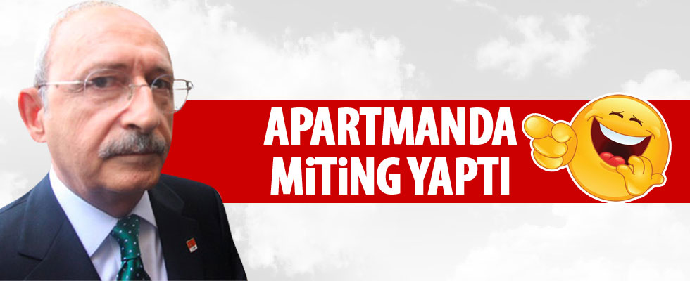 Kılıçdaroğlu apartman yönetimi toplantısına katıldı