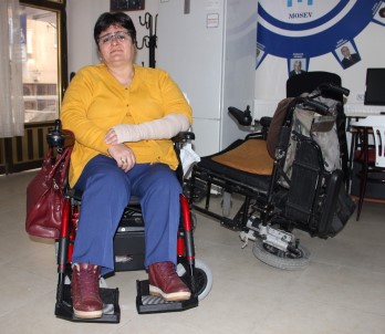 Engelli Kadına Çarpıp Kaçtı