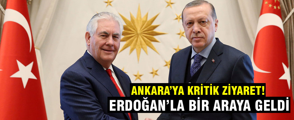 Erdoğan ile Tillerson terörle mücadeleyi görüştü