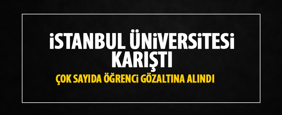 İstanbul Üniversitesi karıştı