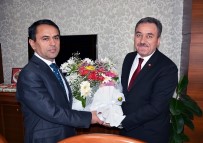 MANEVIYAT - Müftü Öztürk, Regaib Kandili Dolayısıyla Vali Aktaş'ı Ziyaret Etti