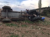 BÜYÜKBELEN - Saruhanlı'da Traktör Kazası Açıklaması 1 Ölü