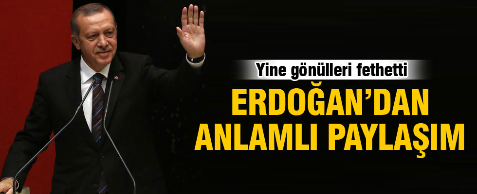 Erdoğan'dan yardım kampanyası duyurusu