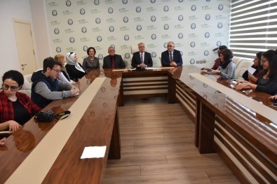 ODTÜ'den Panel Öncesi Başkan Kayda'ya Ziyaret