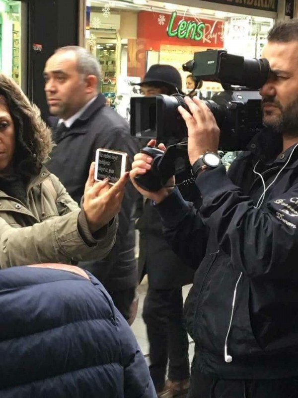 Hayır röportajında kopya çektiler