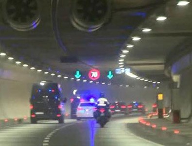 Cumhurbaşkanı Erdoğan, Avrasya Tüneli'ni kullandı