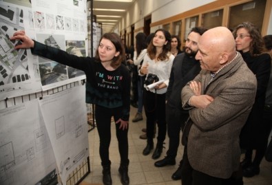 Mimarlık Öğrencileri Başkan Altınok Öz'e Kartal İçin Hazırladıkları Projeleri Sundu