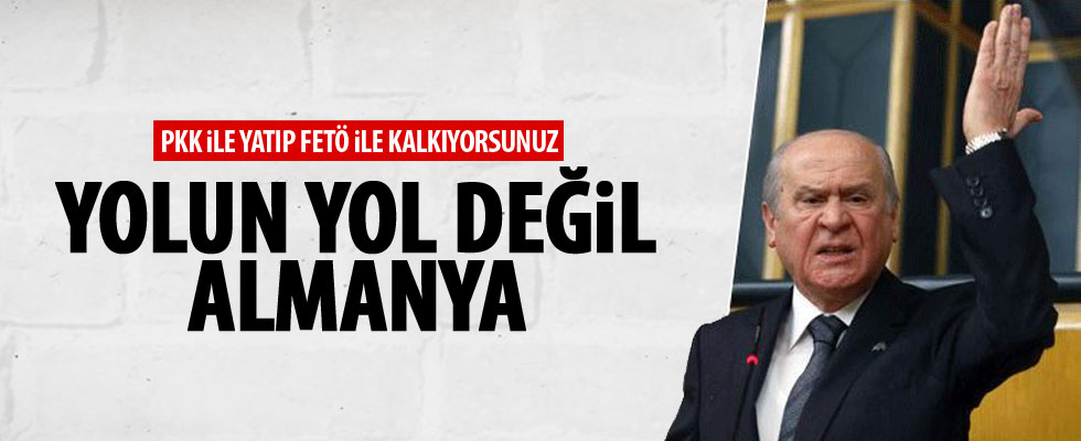 Bahçeli'den Almanya'ya tepki