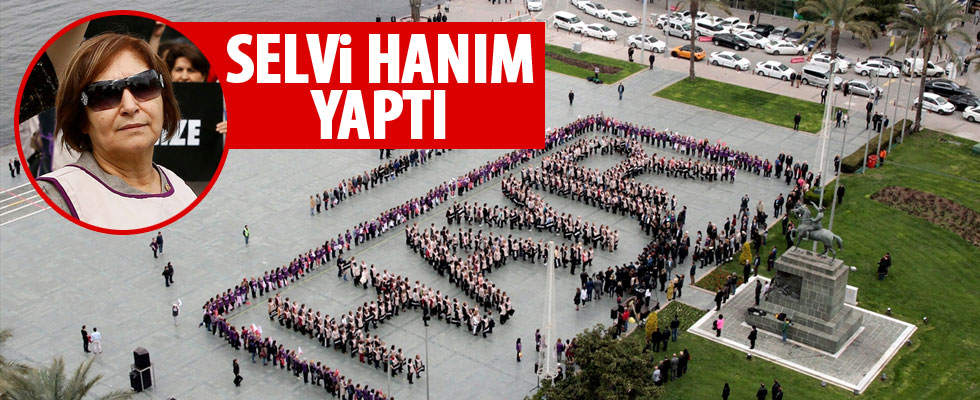 İzmir'de CHP’li kadınlardan bedenleriyle ‘hayır’