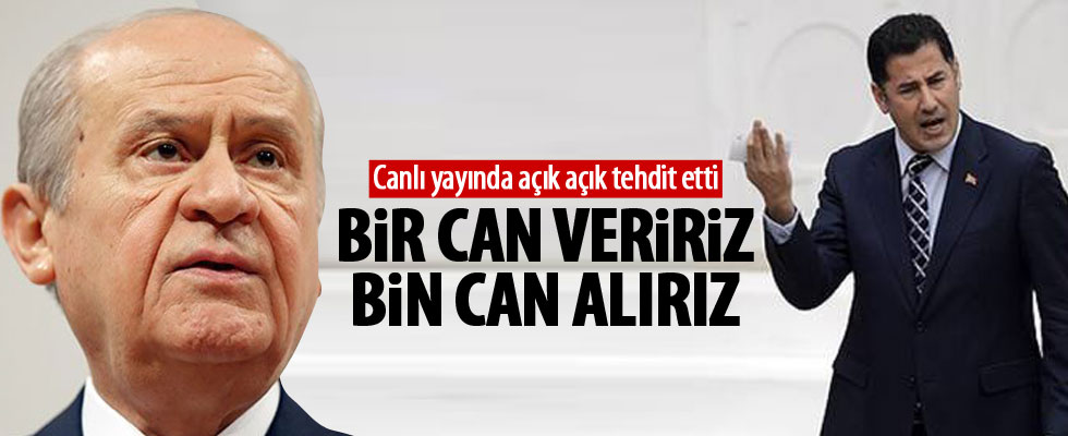 Sinan Oğan'dan canlı yayında tehdit