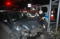 Adana'da Trafik Kazası Açıklaması 3 Polis Yaralandı
