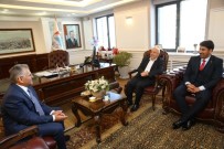 MAHMUT ARSLAN - Hak-İş Konfederasyonu Genel Başkanı Mahmut Arslan'dan Melikgazi Belediyesi'ne Ziyaret