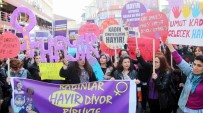 KADIN CİNAYETLERİ - Kadınlardan 'Şiddete Hayır' Eylemi