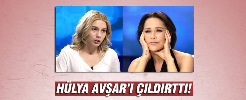 Aleyna Tilki, Hülya Avşar'ı böyle bağırttı!