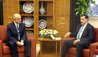 Bakan Tüfenkci, Polonya Büyükelçisi Lang'ı Kabul Etti