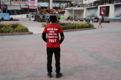 15 Temmuz Sonrası Tanınan Simitçiden 'Evet' Kampanyası