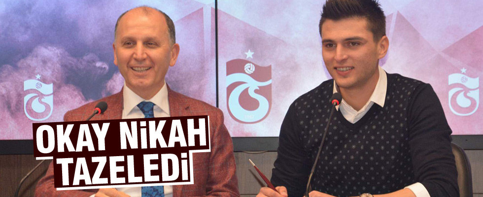 Trabzonspor Okay'la sözleşme yeniledi