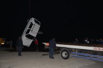 DİKKATSİZLİK - Ordu'da Otomobil Denize Uçtu Açıklaması 1 Yaralı