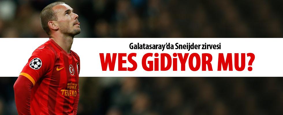 Galatasaray’da Wesley Sneijder zirvesi