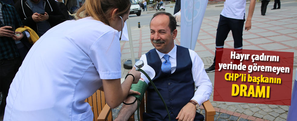 'Hayır' çadırını göremeyince tansiyonu yükseldi