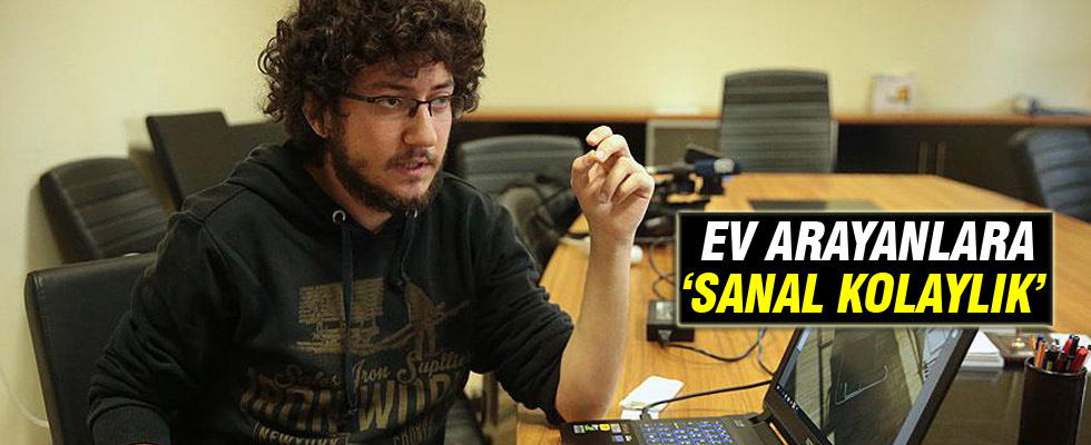 Ev arayanlara üniversitelilerden 'sanal kolaylık'