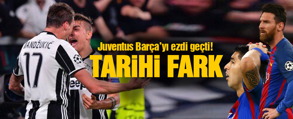 Juventus Barça'yı ezdi geçti! Büyük fark!