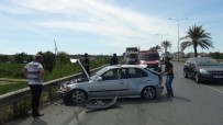 YUSUF ŞAHIN - Manavgat'ta Trafik Kazası Açıklaması 1 Yaralı