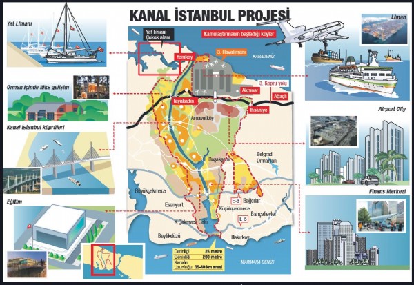 Kanal İstanbul'da güzergah netleşiyor