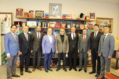 Abhazlar'dan Cumhurbaşkanı Başdanışmanı Yalçın Topçu'ya Ziyaret