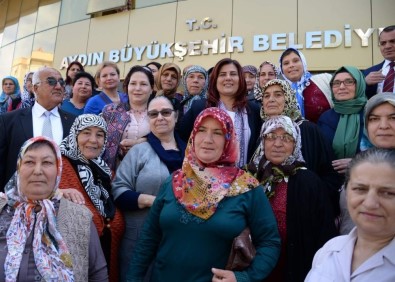 Çakırbeyli Pazarı Kadın Üreticilerinden Başkan Çerçioğlu'na Teşekkür Ziyareti