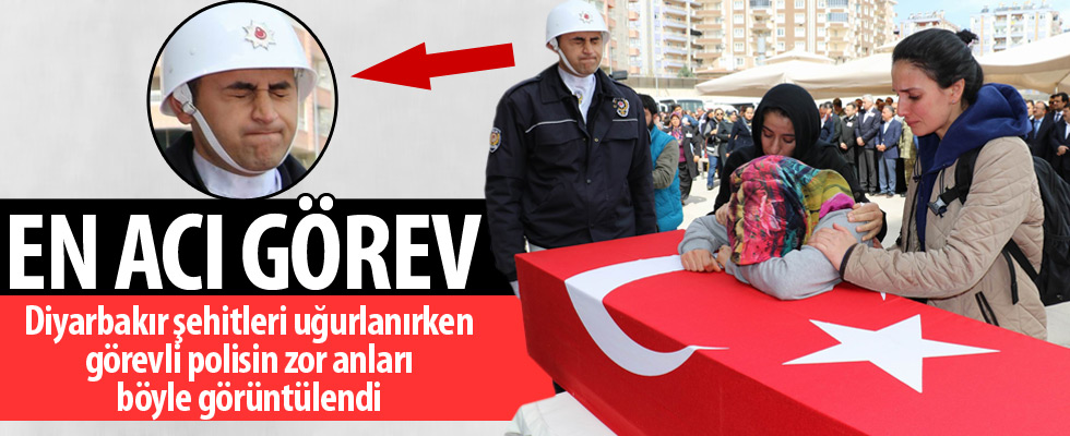 Diyarbakır'daki saldırıda şehit olanlar son yolculuğuna uğurlandı