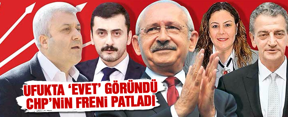 Evet göründü CHP’nin freni patladı