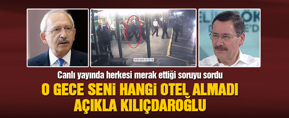 Gökçek'ten Kılıçdaroğlu'na: Hangi oteldi ismini açıkla