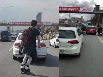 İstanbul Trafiğinde Pes Dedirten Görüntüler
