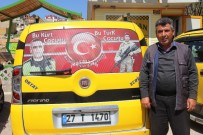 TAKSİ ŞOFÖRLERİ - Kahraman Şehitlerin Posterlerini Taksilerinde Taşıyorlar