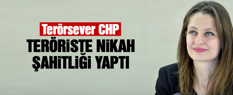 CHP'li vekil teröriste nikah şahitliği yaptı