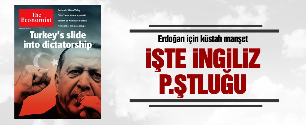 The Economist'in kapağında Erdoğan karesi