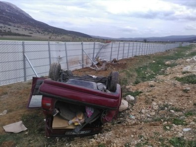 Afyonkarahisar'da Trafik Kazası Açıklaması 2 Yaralı