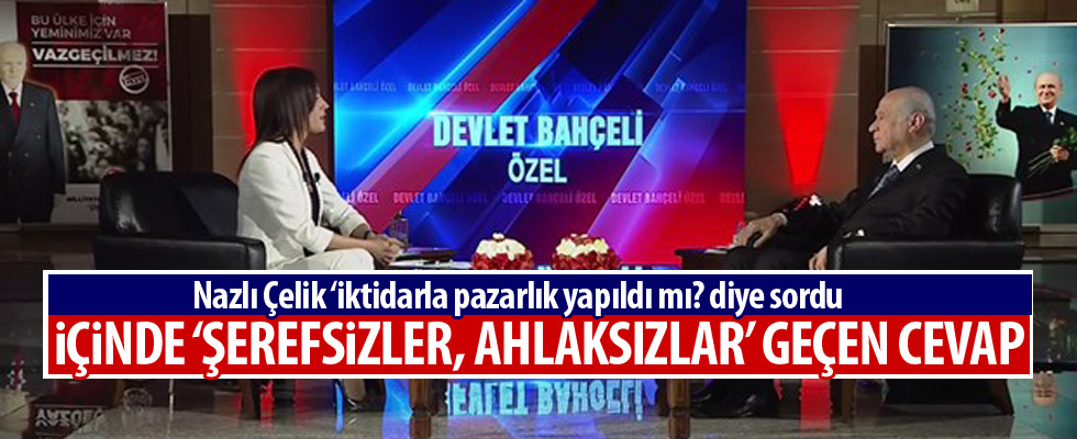 Devlet Bahçeli'den sert sözler