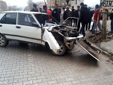 Kovancılar'da Trafik Kazası Açıklaması 1 Ağır Yaralı