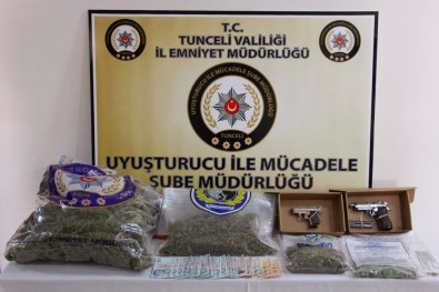 Tunceli'de 44 Kilogram Uyuşturucu Ele Geçirildi